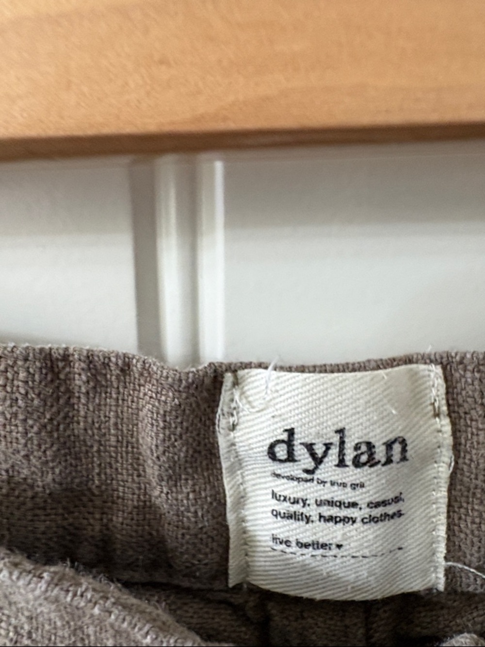 Dylan Women’s Casual‎ green/Brown linen blend Shorts - Picture 5 of 9